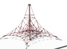 Pyramide 3,5 m 15 enfants PY350 - Structure de jeux à thèmes - CREA Equipements_0
