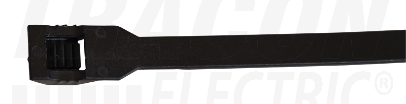 Serre-câble pa12, résistant aux uv, noir 260×9mm, d=25-65mm, pa12_0
