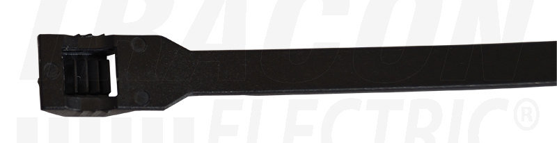 Serre-câble PA12 - Résistant aux UV - Noir - 260×9mm - Diamètre 25-65mm_0
