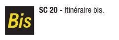 Signalisation d'indication SC 20 - itinéraire bis_0
