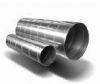 Tubes rigides pour hottes professionnelles - acier galvanisé - longueur 1 mètre - diamètre 250mm à 400mm avec raccord mâle et colliers de fixation_0