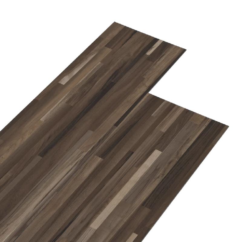 Vidaxl planche de plancher pvc autoadhésif 5,21 m² 2 mm marron rayé 330198_0