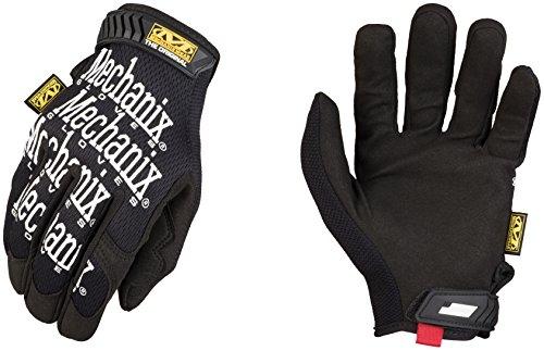 Gants de protection BOSCH Mechanix Original - Taille M - Paume en cuir synthétique Clarino et protection bout des doigts_0
