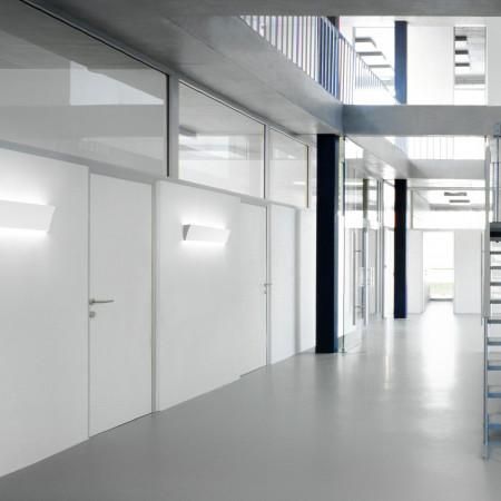 Applique LED SMD 2x21W 3000K gris - éclairage haut et bas - aluminium - lumière directe et indirecte_0
