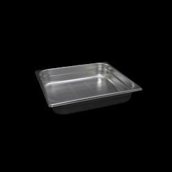 Bac Gastro Inox AISI 304 Perforé GN 2/3 H. 65 mm - Gastroland - 3701666002007_0