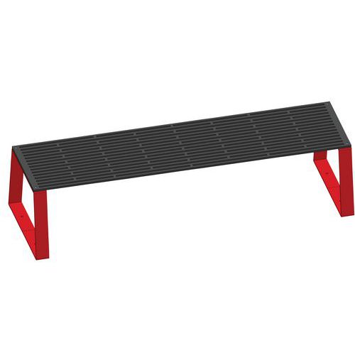 BANC HIGH TECH BANKI DROIT NOIR 9004 ROUGE 3000 - TOLERIE FOREZIENNE
