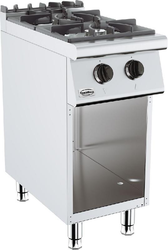 Cuisiniere a gaz professionnelle 2 bruleurs sur coffre 400x700 - 7178.0400_0