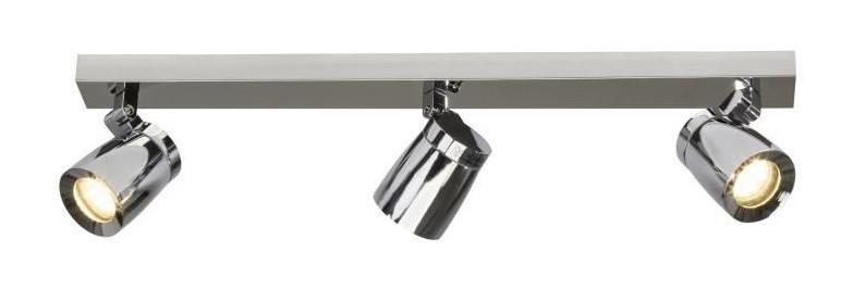 Brilliant Kimber Plafonnier 3 spots 35 W IP44 Chrome 