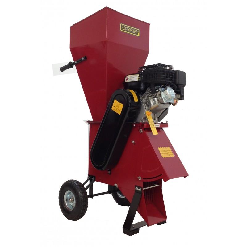Broyeur de végétaux thermique 6.5 CV - ELECTROPOWER - Spécial BRF - 10 couteaux et 10 marteaux_0