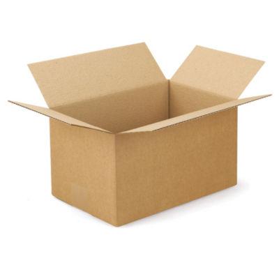 Caisse carton brune simple cannelure RAJA 30x20x17 cm, lot de 25_0