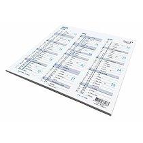 QUO VADIS - CALENDRIER ORIGAMI - 2026 - FRANÇAIS - CLASSIC - 12 MOIS DE JANV À DÉC. - 26X13 CM - PAR 10 - LOT DE 10