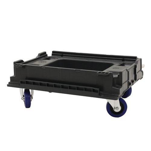 CHARIOT CONNECTABLE DOLLYFIX 600X462X230MM GRIS FONCÉ - UTZ