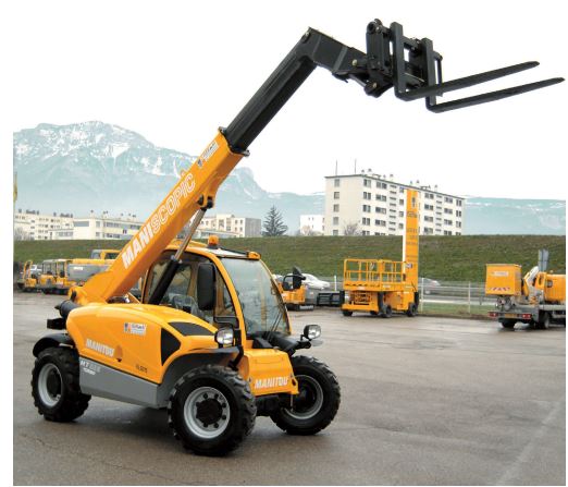Chariot télescopique, hauteur de travail 6 m, utilisé pour le transport et manutention de charges sur sites industriels, magasins, entrepôts - MANITOU MT625 - disponible en location_0