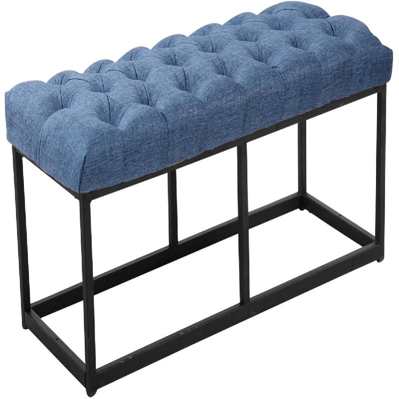 CLP Banquette Amun B Tissu Bleu/100 cm - bleu textile 307215_0