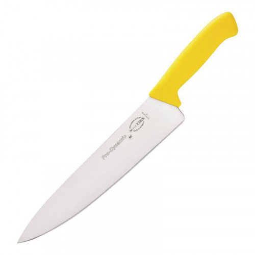 COUTEAU DE CUISINIER PROFESSIONNEL JAUNE PRO-DYNAMIC HACCP DICK - 26 CM