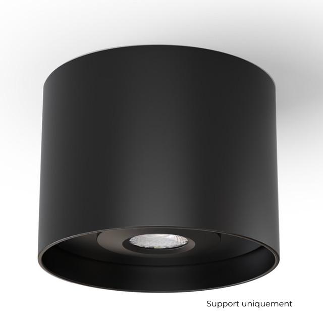 DECOCIEL Support installation saillie plafond béton - Coloris Noir mat pour CANIS / DRACO / TWO - D002MB - SOLUM_0