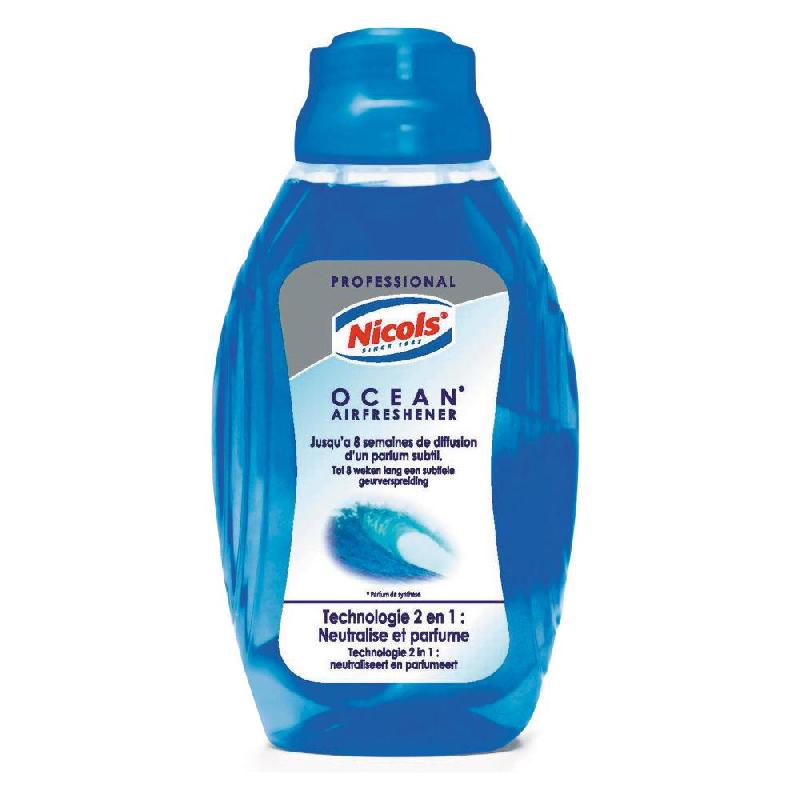 DEDORISANT FLACON MECHE NICOLS - PARFUM OCEAN - 375 ML - LOT DE 5