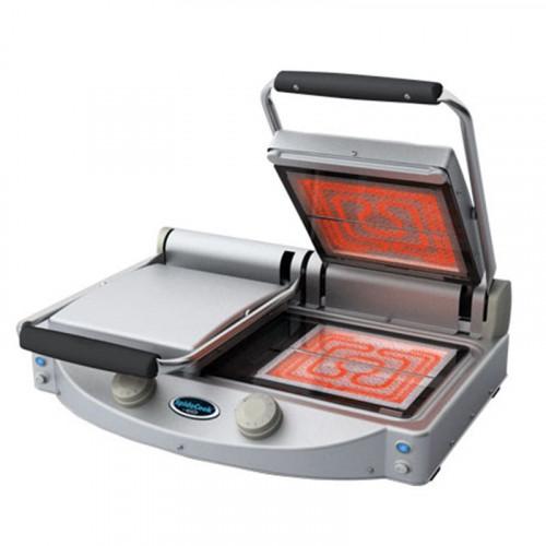 DOUBLE GRILL PANINI VITROCÉRAMIQUE LISSE MANUEL SPIDOCOOK UNOX