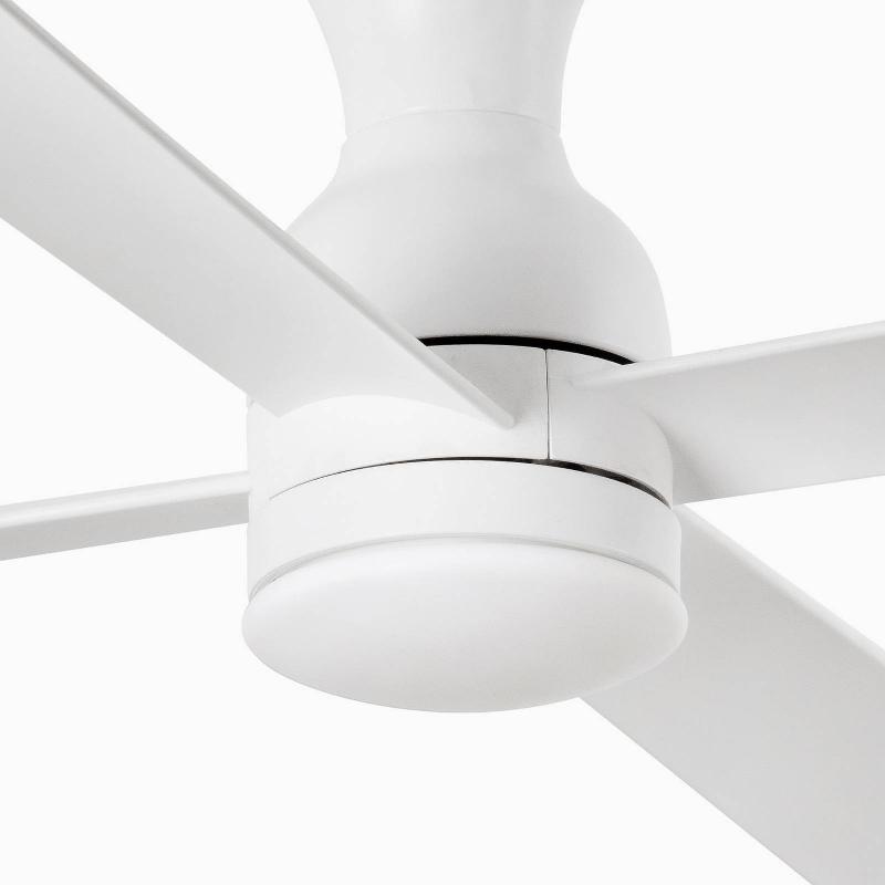 FARO BARCELONA VENTILATEUR DE PLAFOND FRASER M LAMPE LED DC BLANC