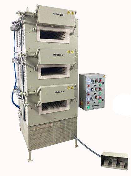 Four à moufle série HCV - Températures jusqu'à 1000°C - Capacité de 56 à 1500 litres_0
