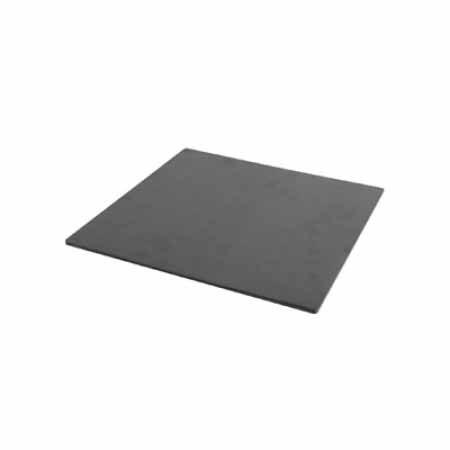 ITALCONCEPT L2G Plateau Melamine Effet Ardoise Noir, 10  x 285  x 285 mm - noir matière synthétique 3616350062000_0