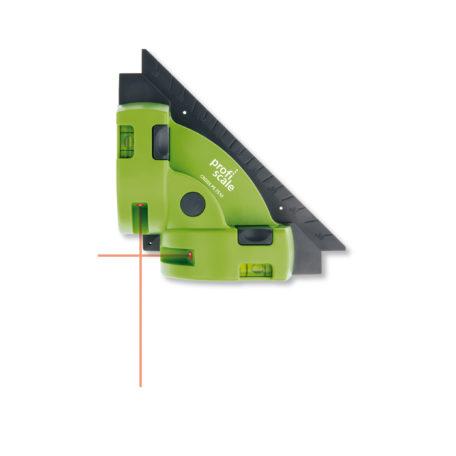 Laser angulaire - Projette 2 lignes à 90° - Idéal pour carrelage et parquet - Précision 0,1° - Ligne laser max. 8 m_0