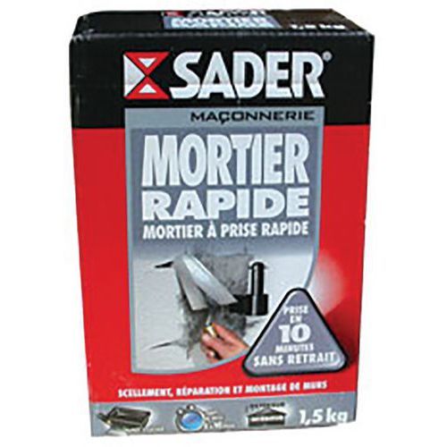 MORTIER RAPIDE POUR REBOUCHAGE ET RÉPARATIONS