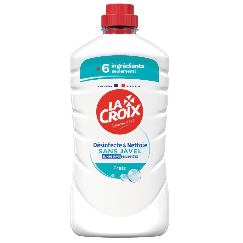 NETTOYANT MULTI-USAGES DÉSINFECTANT SANS JAVEL LA CROIX FRAIS 1 L