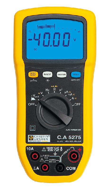 P01196775 - Multimètre numérique portable TRMS CA 5275 - Fonctionnalités avancées et calibre µA_0