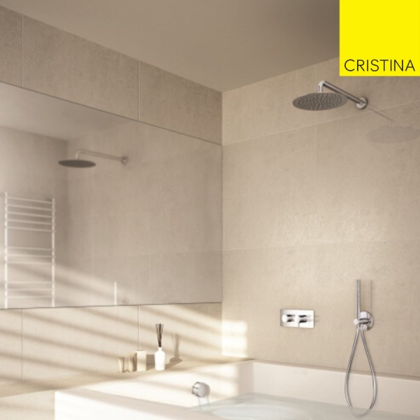 PACK DE DOUCHE PREMIUM ENCASTRÉ CHROMÉ TRIVERDE - CRISTINA ONDYNA XTV6110