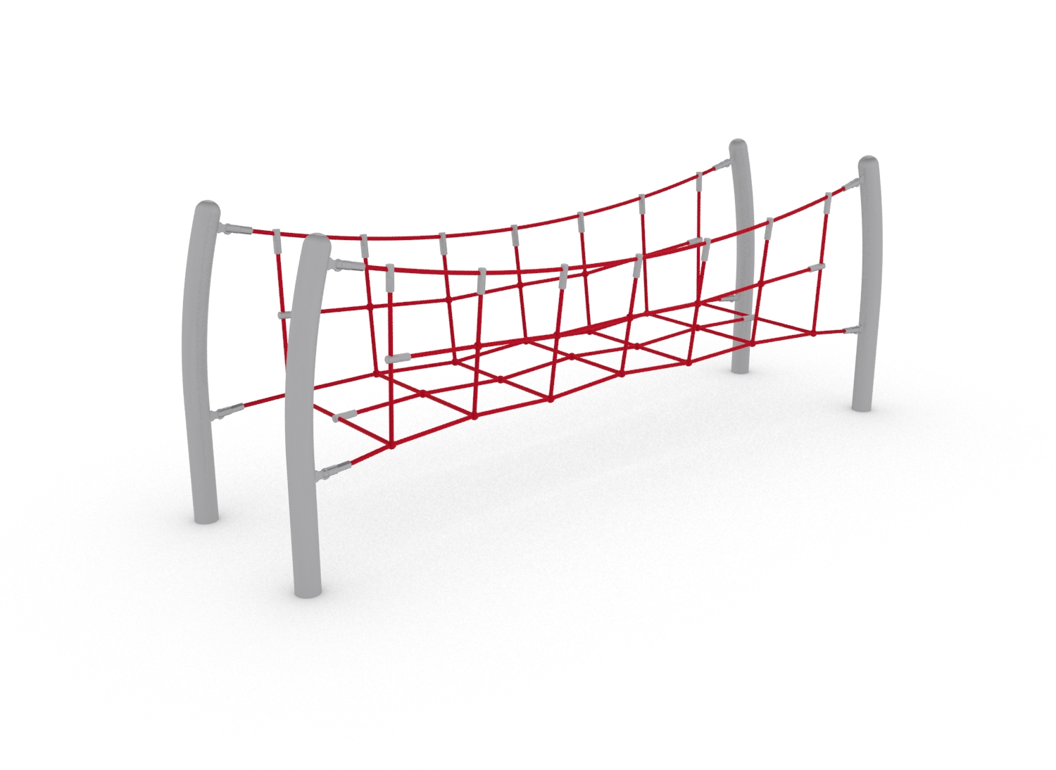 Parcours sportif pour enfants - NRG Gaping Ghyll - Réf 8079887 - HAGS - Rouge avec scellement béton_0