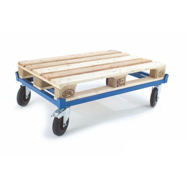 Plateau roulant pour palettes - Roues haute performance - Acier - Adapté à tous types de sols_0