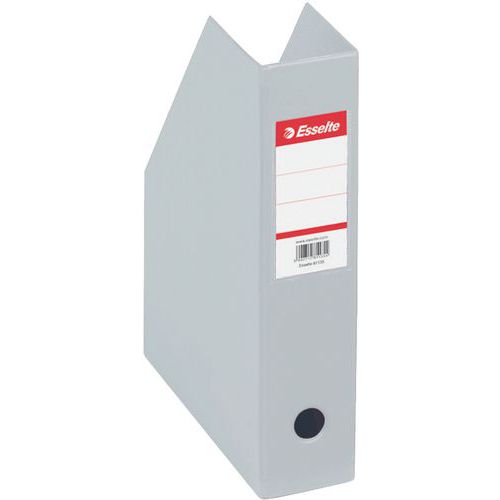 PORTE-REVUES ESSELTE PVC A4/70 MM GRIS