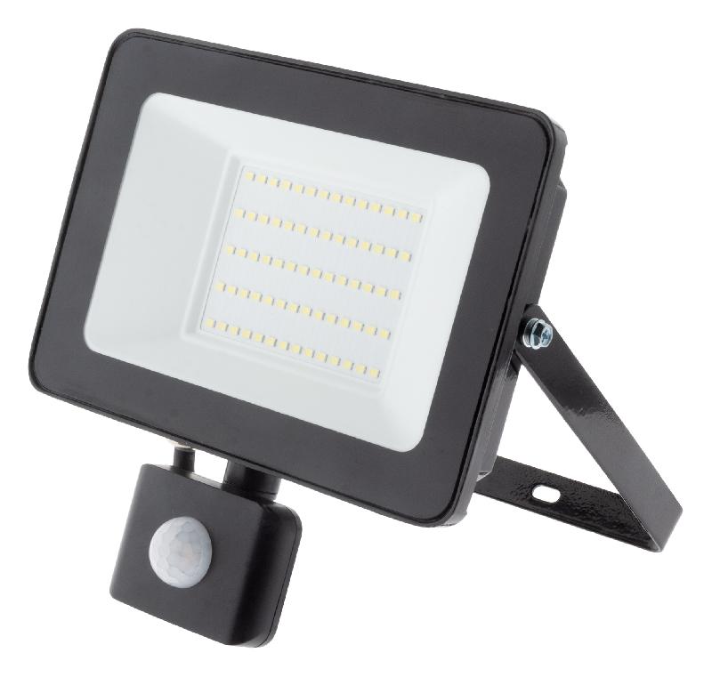 Projecteur LED de chantier - Technologie Sensor - 30W 3000Lm IP65 4000K-6500K - Blanc - A+ - Zenitech_0