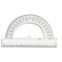 RAPPORTEUR 180 DÉGRÉS 12 CM SOUS ÉTUI PACKBORDABLE - LOT DE 70