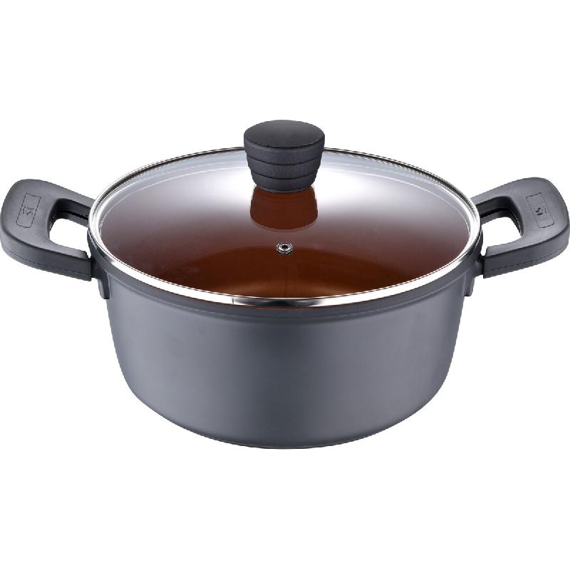 San Ignacio Bronze - Cocotte en fonte d'aluminium de 24 cm compatible avec l'induction - aluminium Q3950_0