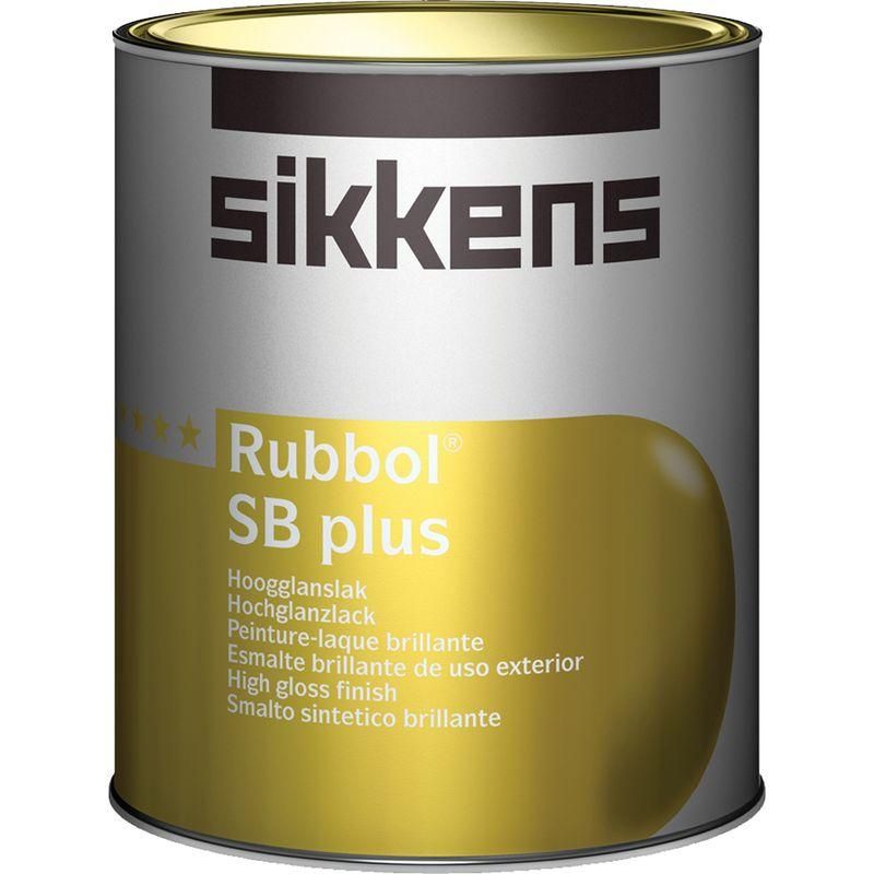 SB PLUS SIKKENS RUBBOL 1 LITRE BLANC PUR RAL 9010