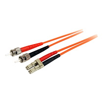 STARTECH.COM CÂBLE À FIBRE OPTIQUE 3M - MULTIMODE DUPLEX 62.5/125 - LSZH - OM1 - CÂBLE DE RACCORDEMENT CAT6 LC À ST