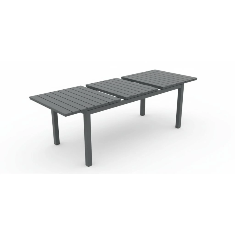 Table de jardin extensible grande noir – MTF – aluminium – 3exn0051_0
