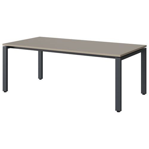 TABLE MALIBU 160X80 T3 SOUDÉ STRA ABS GRIS U727/GRIS 7016