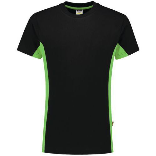 TEE-SHIRT BICOLOR 102004 BLACK-LIME 6XL - TRICORP WORKWEAR