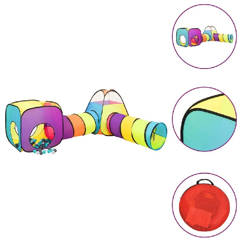 Tente de jeu pour enfants - Multicolore avec 250 balles incluses - Modèle 02_0005194_0