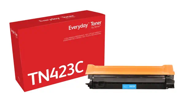 Toner Cyan Everyday¢ de Xerox compatible avec Brother TN-423C, Grande capacité_0