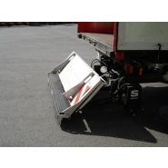 Uasx 1008 - Hayon élévateur rétractable Sörensen - capacité 1000 kg, plateforme anodisée et système interchangeable_0