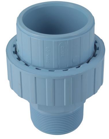 Union 3 pièces Girair - à coller et visser - joint EPDM - D 016x3/8