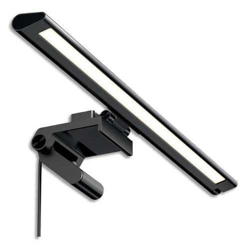 Unilux lampe de bureau LED - visioconférence Visiolight Titanium - alimentation USB - tête articulée et éclairage asymétrique_0