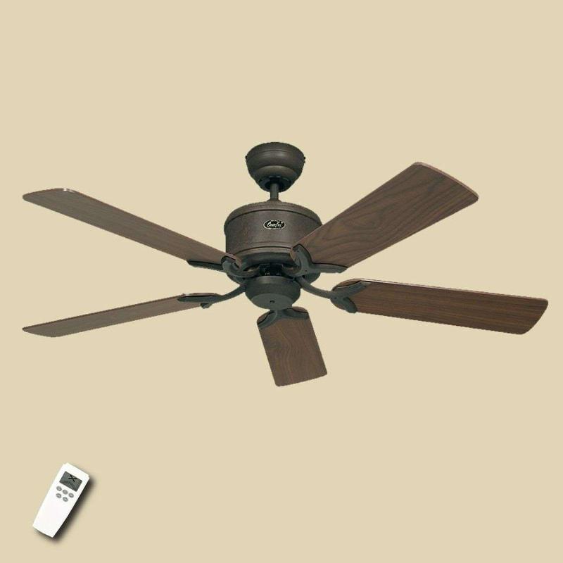 CASAFAN VENTILATEUR DE PLAFOND ECO ELEMENTS BRUN NOISETTE