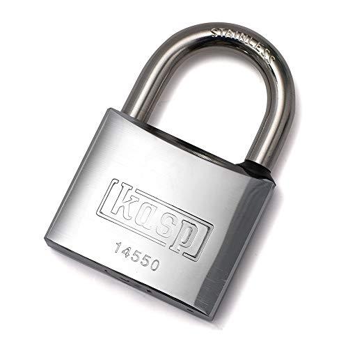 Cadenas marine KASP K14550D - 50 mm - Anse inox 316 et mécanisme double verrouillage_0
