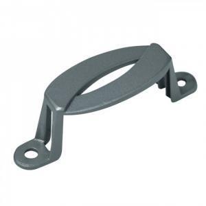 Bride de fixation standard en aluminium - pour panneaux sur poteaux rectangles 80x40 et 40x27 mm - visserie incluse_0