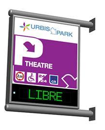 Caisson lumineux de signalisation bitextes 850-95t2-drapeau ou tritextes 850-95t3-drapeau_0